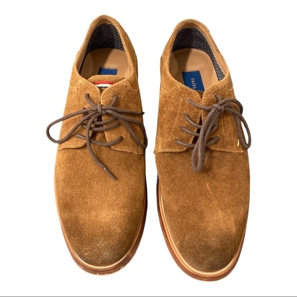 Fairlane mens sz 9 brown suede derby Oxford shoes - Picture 3 of 14